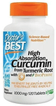 Doctor's Best High Absorption Curcumin C3 from Turmeric Root and Bioperine | Tablet for Healthy Joints