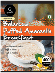 Growfit Balanced Puffed Amaranth Breakfast Cereal Vanilla