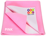 Bey Bee Waterproof Mattress Protector Sheet for Babies and Adults (140cm X 100cm) Large Pink