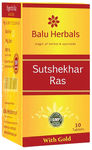 Balu Herbals Sutshekhar Ras with Gold Tablet