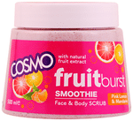 Cosmo Fruit Burst Smoothie Face & Body Scrub Pink Lemon& Mandarin