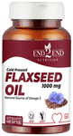 End2End Nutrition Cold Pressed Flaxseed Oil 1000mg Softgel (60 Each)
