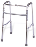 EASYCARE EC913L Aluminium Foldable Walker Walking Stick Silver
