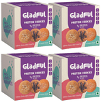 Gladful Protein Cookies (10 Each) Choco-Chip + Cashew + Coconut