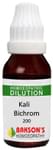 Bakson's Homoeopathy Kali Bichrom Dilution 200 CH