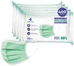 Care View 3 Ply Surgical Disposable Protective Mask (10 Each) Green