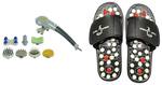 Dominion Care Combo Pack of Accu Paduka Accupressure Massage Slipper and 8in1 Magic Massager