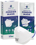 Care View Anti Pollution Premium N95 Fender Mask Head Loop Style White