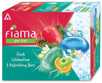 Fiama Gel Bar (125gm Each) Fresh Celebration