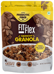 Fit & Flex Choco Almond & Cookies Granola Oat Rich Breakfast Cereal with Real Fruits