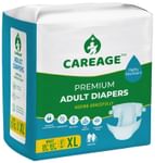 Careage Premium Adult Diaper Tape Style (10 Each) 35-63 Inches XL