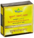 Dhootapapeshwar Svarna Bhasma Standard Quality Suvarnakalpa Tablet