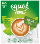 Equal Stevia Low Calorie Sweetner Sachet (100 Each)