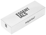Hajamat Essentials Portable Protective Travel Case for Manual Shaving Razor Phantom Black
