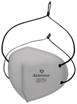 Aerogrid FFP2 BIS Certified 5 Layer N95 Mask Grey with Adjustable Black Head Loop