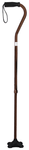 Fidelis Healthcare Aluminium Height Adjustable Walking Stick with Base Support Bronze