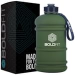 Boldfit Gym Gallon Water Jug Bottle Army Green