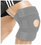 Fidelis Healthcare Knee Support with Hinged Small Grey