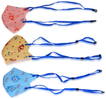 Ekana Kids N95 Head Loop Printed Mask Orange, Blue, Yellow