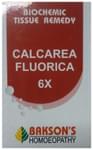 Bakson's Homoeopathy Calcarea Fluorica Biochemic Tablet 6X