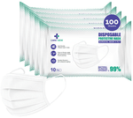 Care View 3 Ply Disposable Protective Surgical Face Mask White