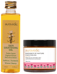 Auravedic Combo Pack of Skin Lightening Oil 100ml & Radiance By Nature Face Polish 100gm