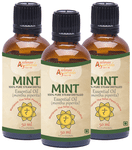 Aashman Ayurveda 100% Pure Steam Distilled Essential Oil (50ml Each) Mint