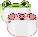 Buddsbuddy Kids Face Protective Mask with Cartoon Transparent Safety Shield  Multicolor
