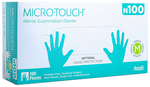 Ansell N 100 Micro-Touch Nitrile Examination Gloves (100 Each) Medium