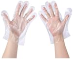 Fine Morning Pharma Transparent Disposable Plastic Hand Gloves Free Size
