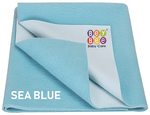Bey Bee Waterproof Mattress Protector Sheet for Babies and Adults (140cm X 100cm) Large Sea Blue