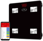 EASYCARE EC3141 Smart Bluetooth Body Fat Monitor BMI Scale Black