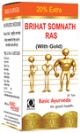 Basic Ayurveda Brihat Somnath Ras (With Gold)