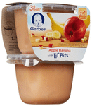 Gerber 3rd Baby Foods (142gm Each) Apples & Bananas