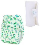 Bumberry Adjustable Reusable Cloth Pocket Diaper With 1 Three-Layer Microfiber Inserts for Babies Fuzzy Fox
