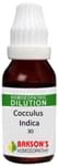 Bakson's Homoeopathy Cocculus Indica Dilution 30 CH