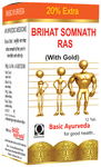 Basic Ayurveda Brihat Somnath Ras (With Gold)