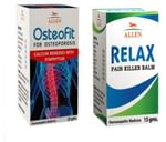 Allen Anti Osteoporosis Combo (Osteofit Tablet + Relax Pain Killer Balm)