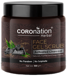 Coronation Herbal Activated Charcoal Face Gel Scrub (100gm Each)