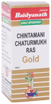 Baidyanath (Jhansi) Chintamani Chaturmukh Ras with Gold Tablet