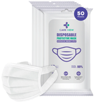 Care View 3 Ply Premium Disposable Protective Surgical Face Mask with Ear Loops White