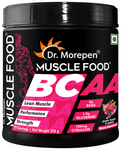 Dr. Morepen Muscle Food BCCA for Lean Muscles, Performance & Strength | Flavour Berry Burst