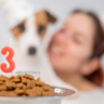 Dog birthday celebration with treats.